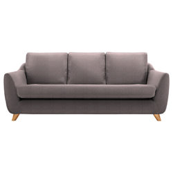 G Plan Vintage The Sixty Seven Large 3 Seater Sofa Marl Aubergine